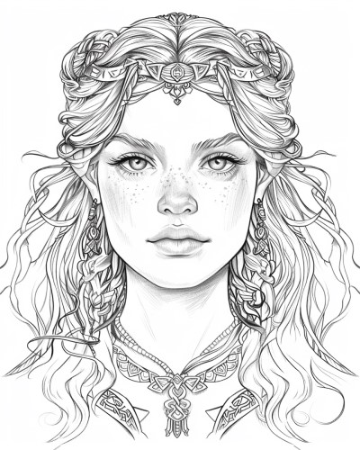 Banphrionsa coloring page
