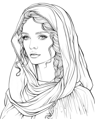 princess Helen of Troy coloring page