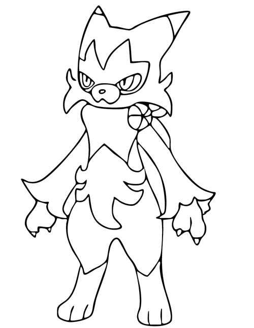 floragato coloring page