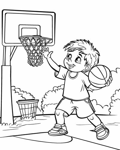 Rebound coloring page