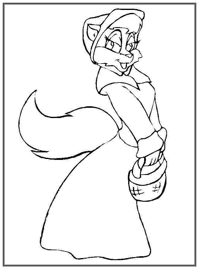 coloring page of a Thanksgiving pilgrim