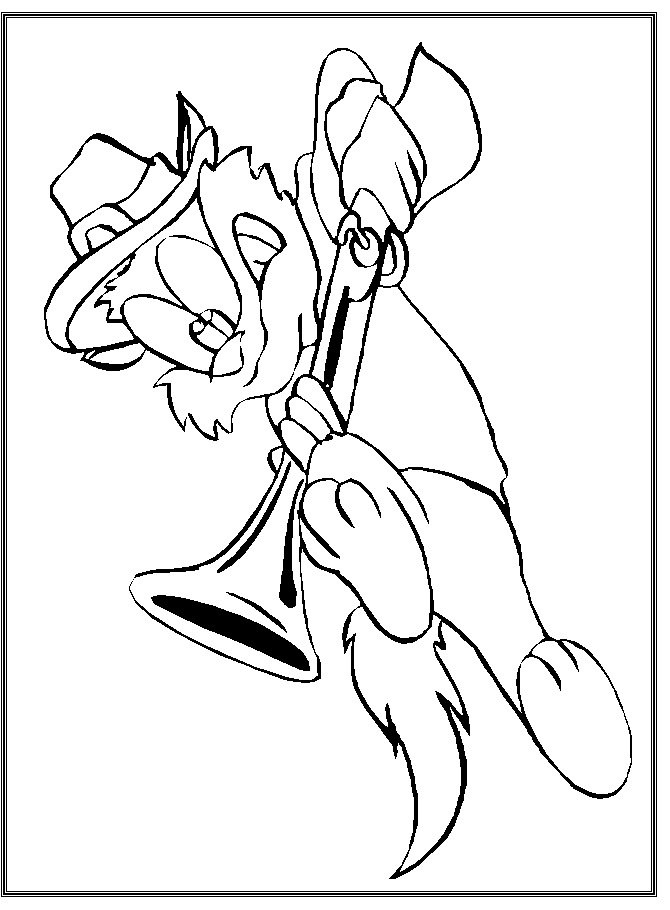 coloring page of a Thanksgiving pilgrim